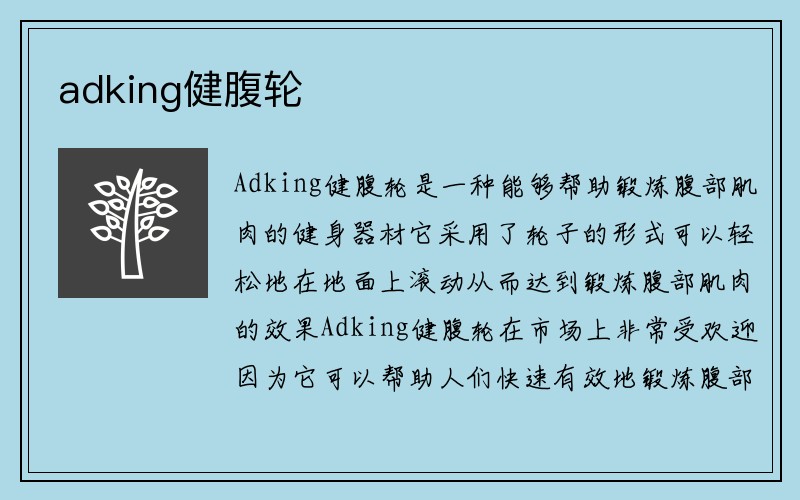 adking健腹轮